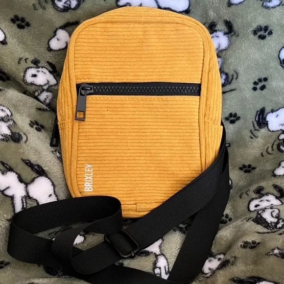 Brixley Mustard Corduroy Crossbody/Belt Bag - Picture 1 of 9